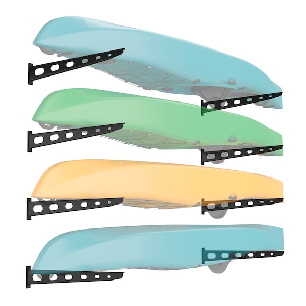 Koova 4 Tier Wall Mount Kayak Storage Rack 30 KV-WALL-K4-30 - main